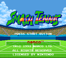 Smash Tennis screenshot 3 for Super Nintendo